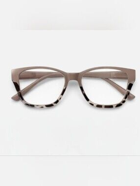 Madison Avenue Women's Taupe & Tortoiseshell Readers Strength 2.0 #0359